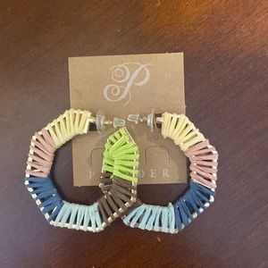 plunder earrings colorful
